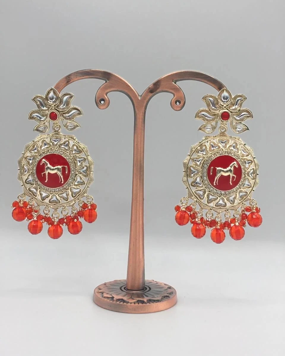 golden-brass-fusion-arts-indo-western-earrings